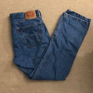 Levi’s 505 Regular Fit Jeans, 35W x 32L, in Medium Stonewash